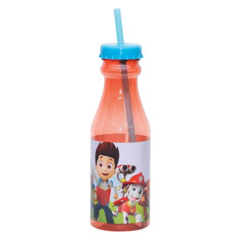 Paw Patrol 500ml Plastic Milk Bottle Tumbler With Straw £1.99
